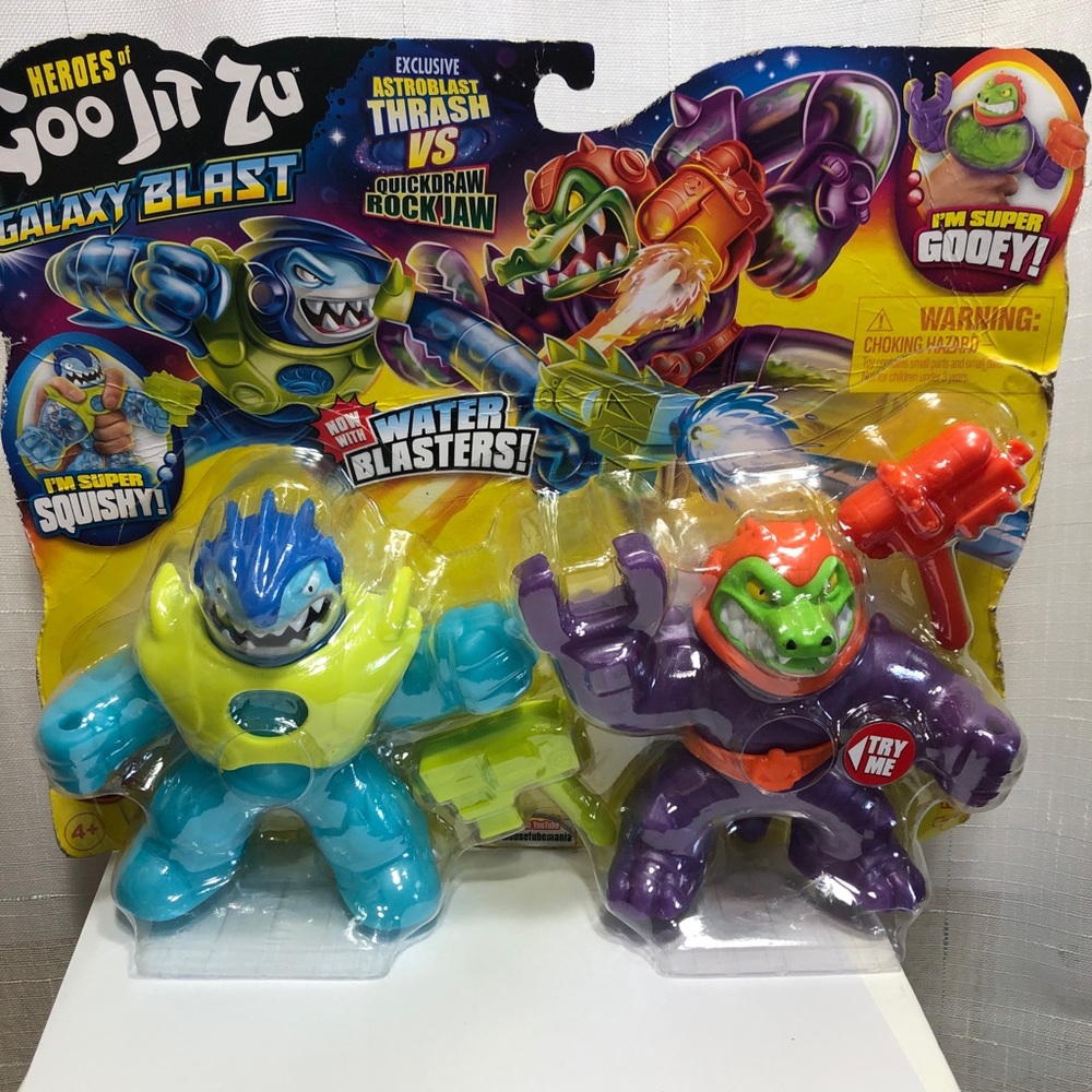 COPY - GOO JIT ZU Galaxy Blast 2021 Astroblast Thrash Vs Quickdraw Rockjaw - New